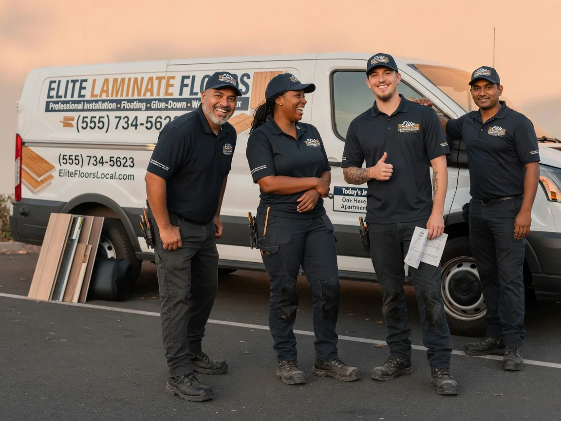 Laminate flooring installation company in Sasakwa, OK